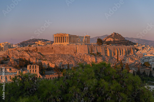 Spectacular Sunset View of the Acropolis