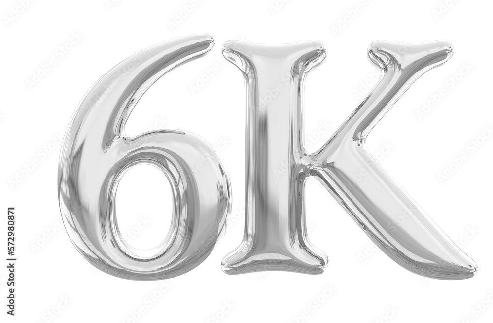 6K Follower Silver Thank You 