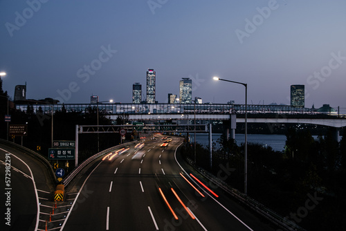 Photography scene of the yeouido in seoul