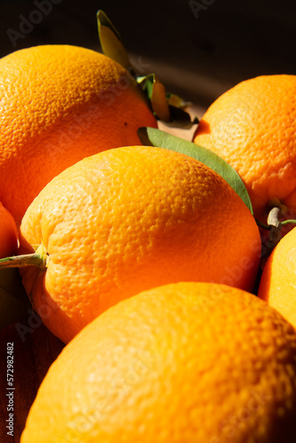 oranges close-up