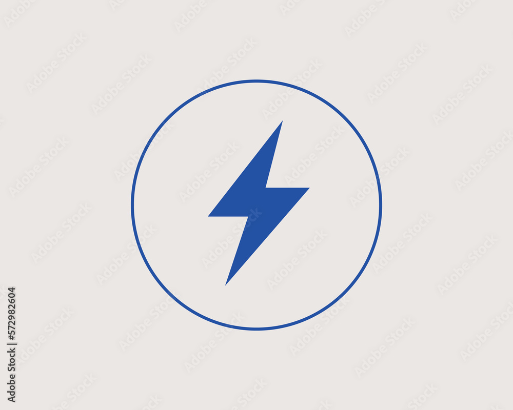 Concept of electricity in a flat style. Ecology thin line icon. Green Energy editable stroke icon. Vector illustration Concept of electricity in a flat style. Ecology thin line icon. Green Energy editable stroke icon. Vector illustration