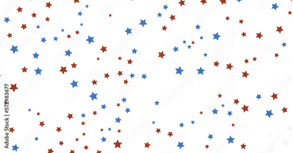 Stars - Festive background with confetti in the shape of stars in the color of the American flag. US independence day. Stars - Festive background with confetti in the shape of stars in the color of the American flag. US independence day.