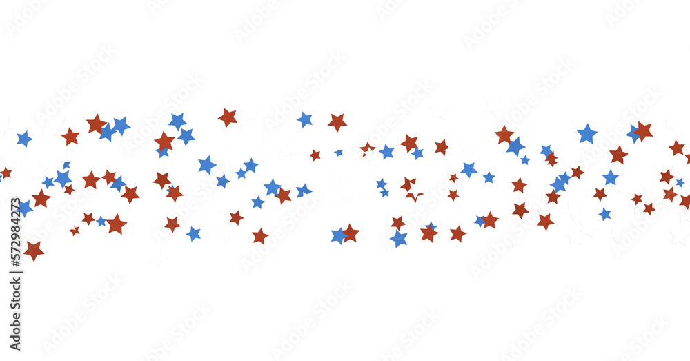 Stars - stars confetti on american independence day Stars - stars confetti on american independence day