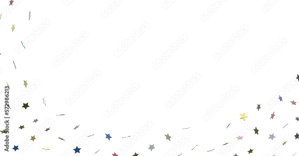Obraz premium Stars - stars confetti on american independence day