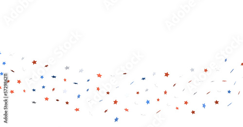 festive pattern with flying...