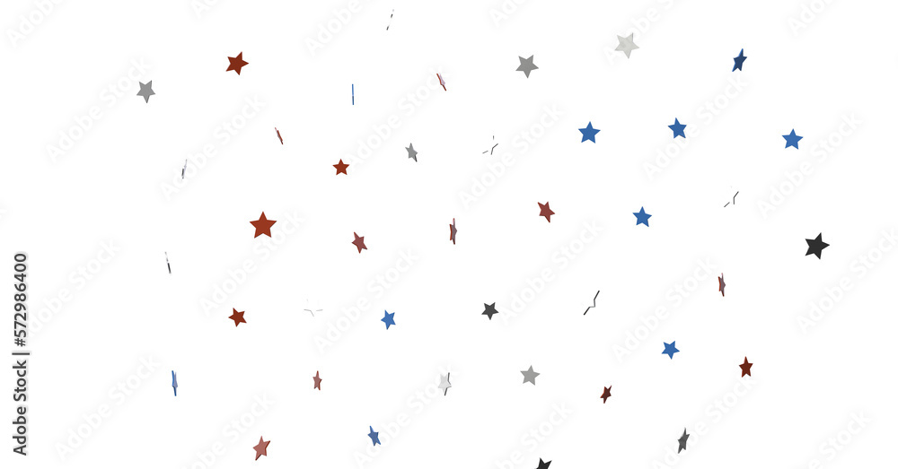 Stars - stars confetti on american independence day Stars - stars confetti on american independence day