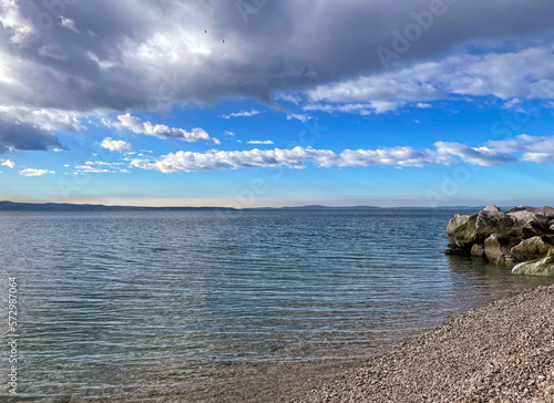 the embrace of the sea and sky in blue