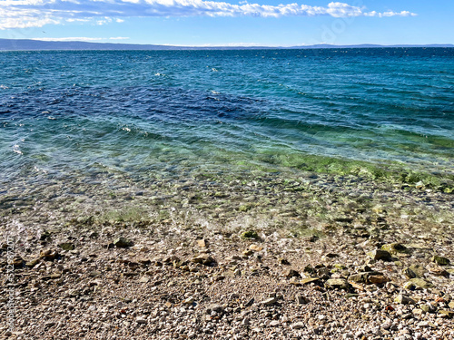 peace, silence, the blue of the sea and the sound of the sea