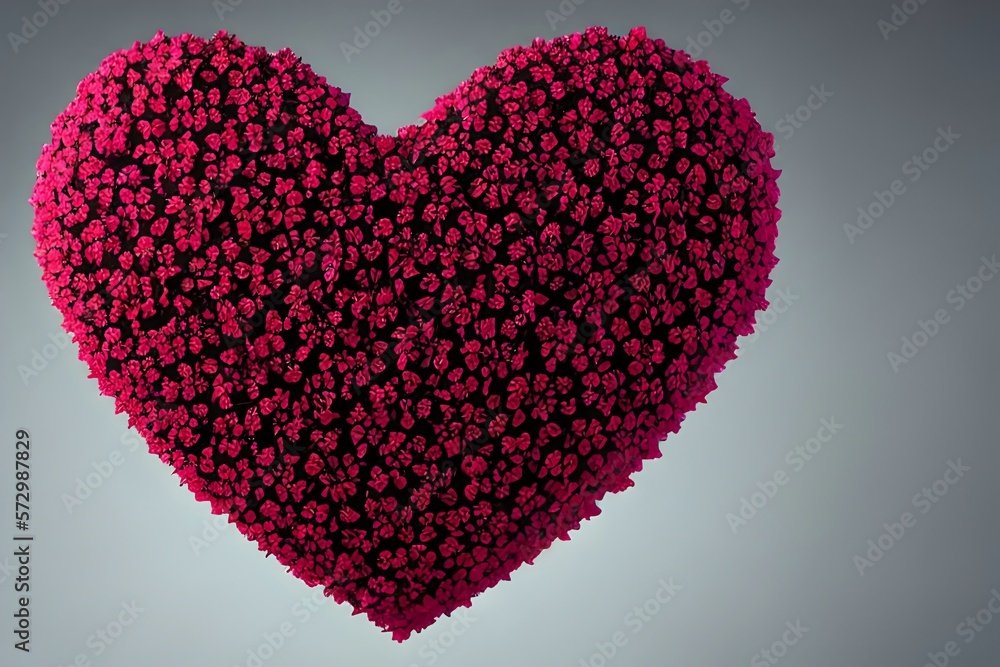 A Heart With Butterflies. The Concept Of Love And ValentineS Day. Generative AI