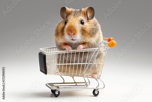 Hamsterkauf, ki generated photo