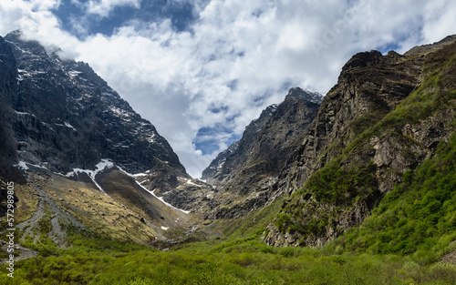 landscape in the mountains Ossetia
