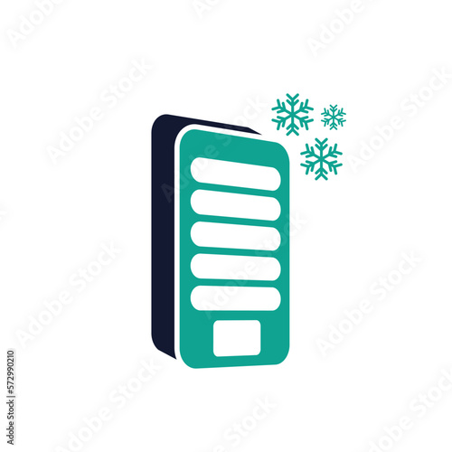 Vending machine drink bottle display logo design