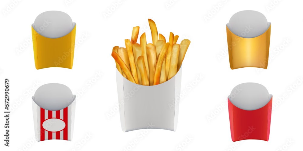 Mcdonalds Fries Box Template