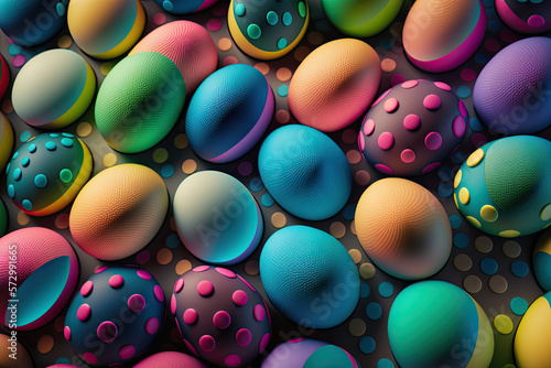 Easter eggs, cute, colorful, adorable, ornate designs, illustration, spring, holiday, decoration