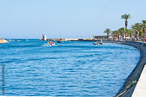 Marina and sea front Lagos Algarve Portugal © Alan