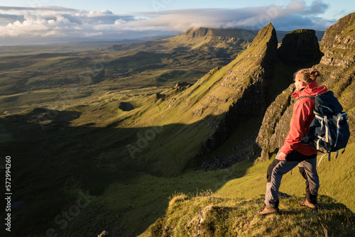 hiker in the mountains