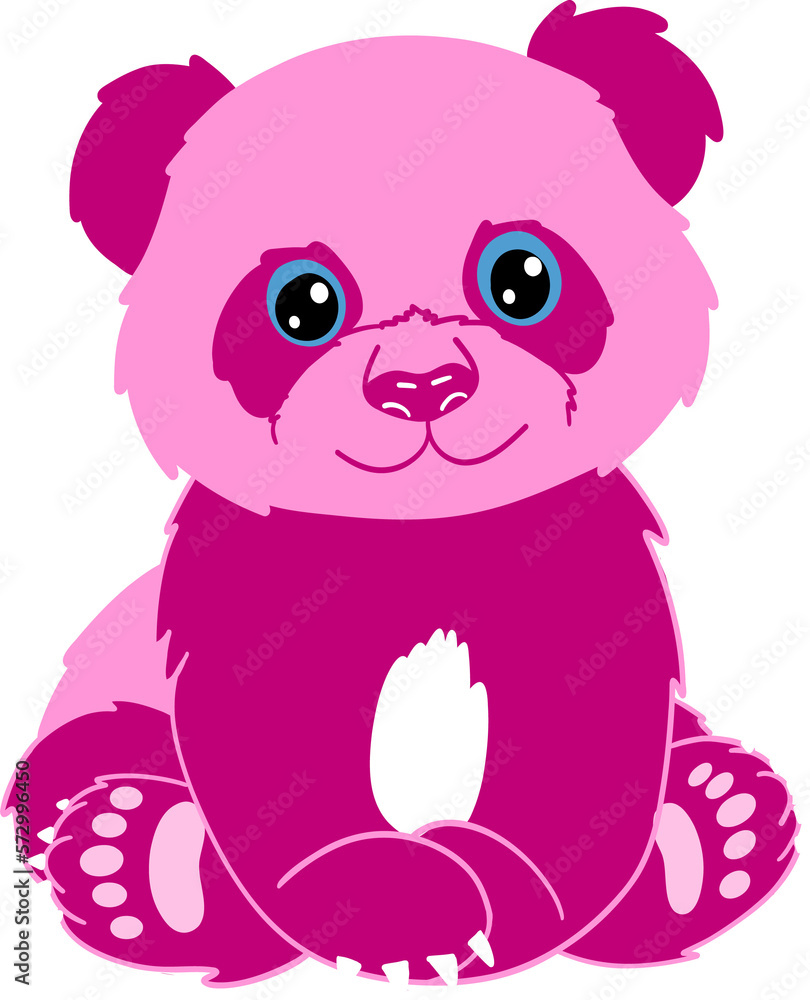 Fototapeta premium Pink panda