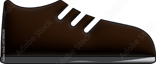 3D Realistic casual Shoes Vector Illustration