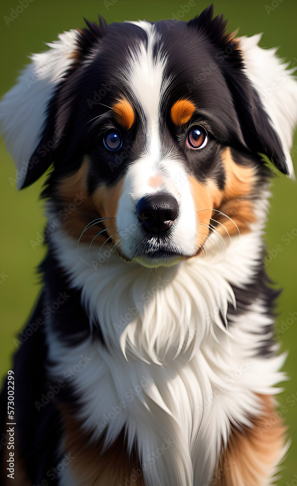  Beautiful  Dog image. Generative AI.
