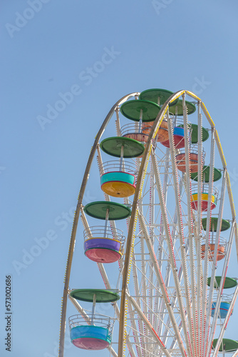 ferris wheel in amusement park outdoor thailand