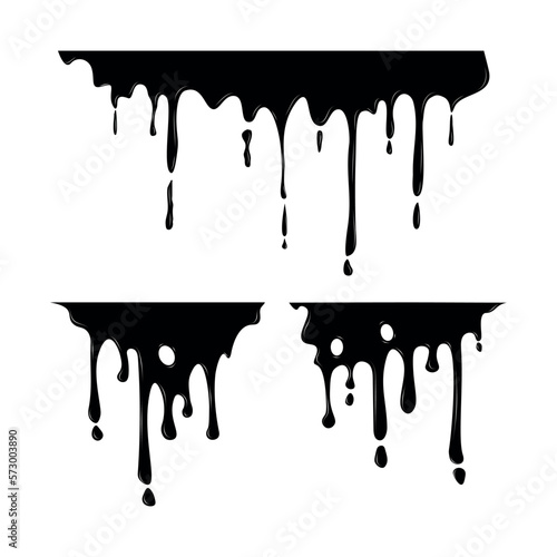 Collection of flowing liquid.