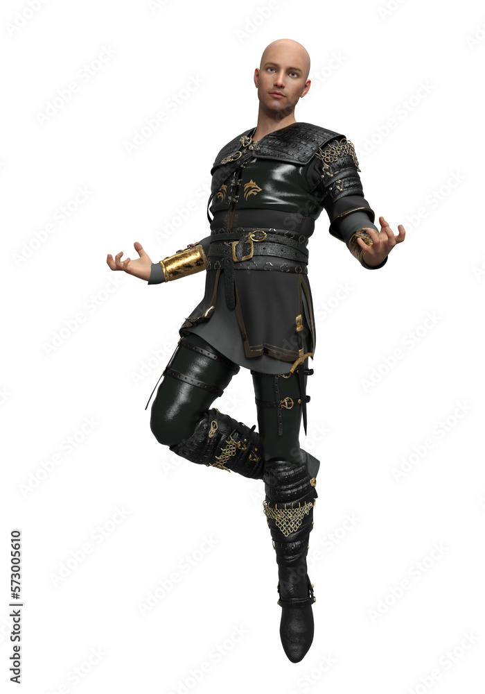 3d render white young man character dark fantasy isolated 3d render white young man character dark fantasy isolated