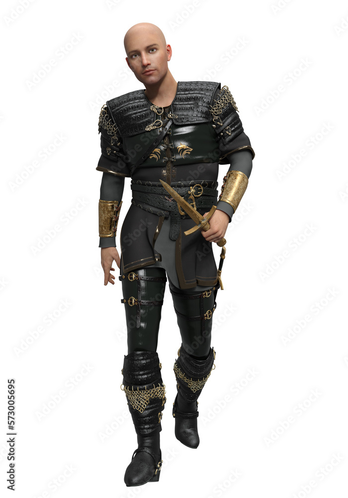 3d render white young man character dark fantasy isolated 3d render white young man character dark fantasy isolated