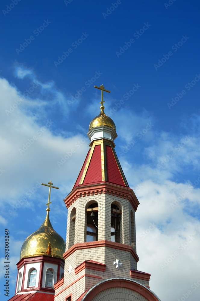 Russian Ancient Orthodox Church (RDC), in honor of the holy miracle workers and silverless Kozma and Damian, Orenburg, Russia