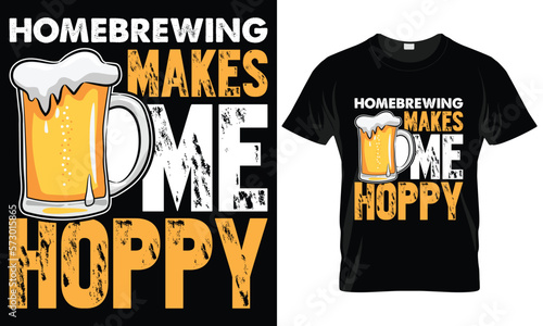 Craft beer Typography T-Shirt Vector Design