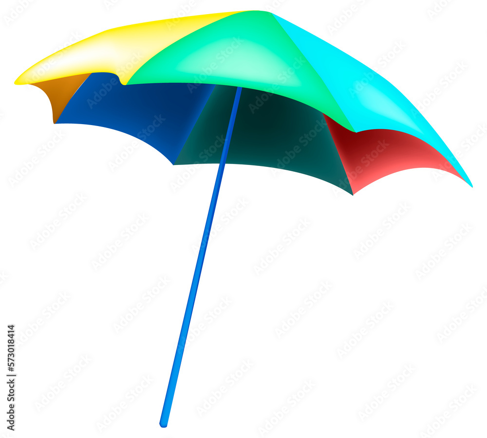 Beach Umbrella, Parasol or Sunshade for Summertime.
