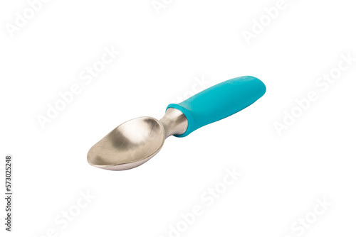 Fotografi Ice cream scoop isolated on white background