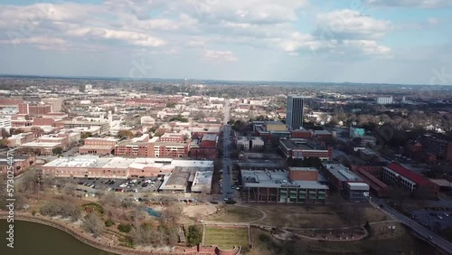 Aerial View of Southern City Columbus Georgia photo
