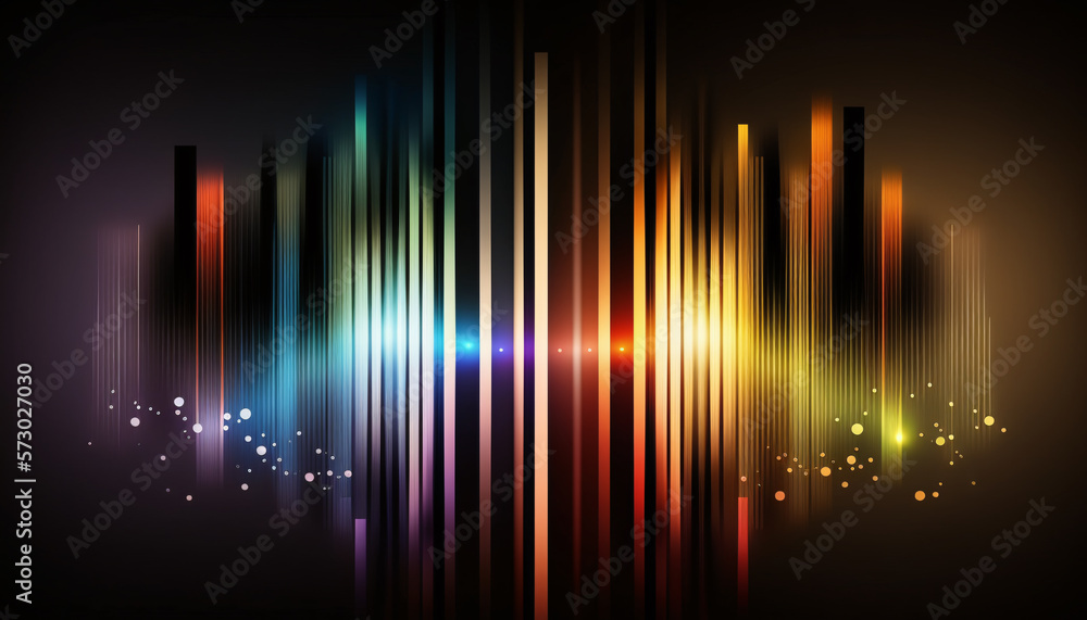 Abstract Technology Line Light Background - Generative AI Abstract Technology Line Light Background - Generative AI