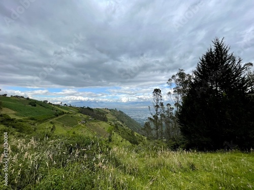 Landscape view ilalo ecuador  photo