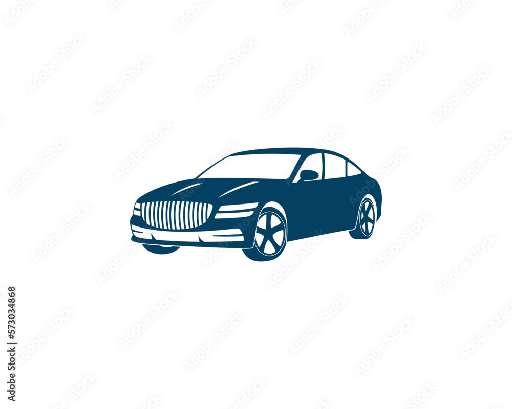 Modern car logo design. Abstract vehicle vector Silhouetted.