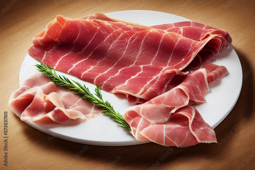 Jamón curado español, Jamón Serrano o de Bellota, Prosciutto Crudo