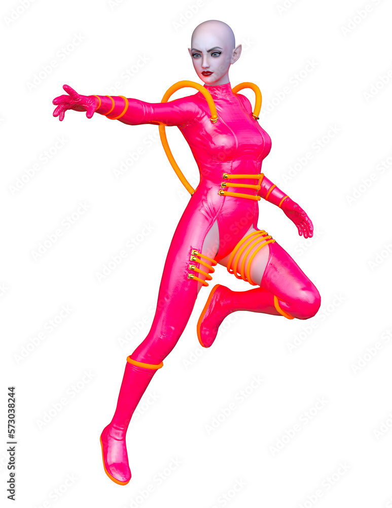 女性サイボーグ