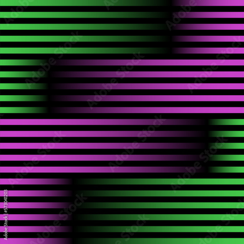 Neon Colored Banner with Horizontal Stripes. Chat Technology Background. Abstract Modern Digital Bg. Vector Illustration