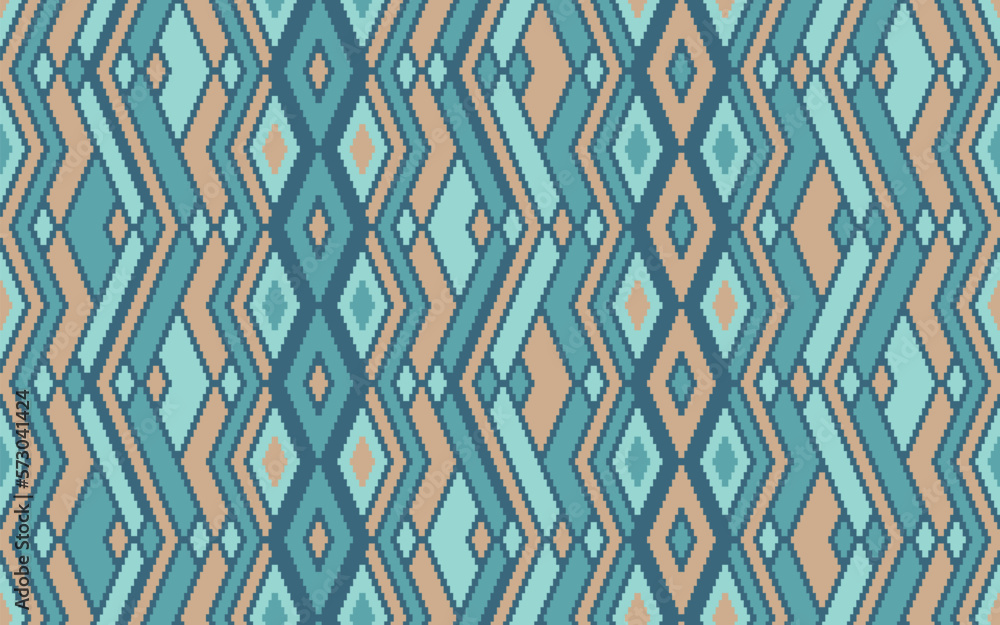 Asymmetric rhombus traditional motifs vector geometric pattern. Asymmetric rhombus traditional motifs vector geometric pattern.
