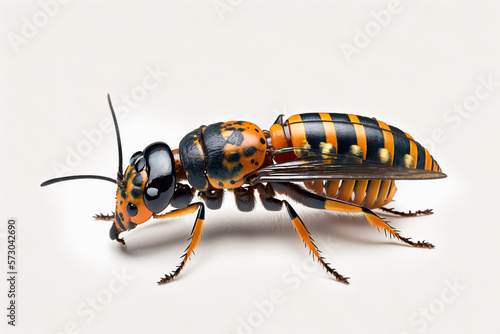 Beautiful Rove Beetle: A Fascinating Insect with Unusual Features © Kateryna