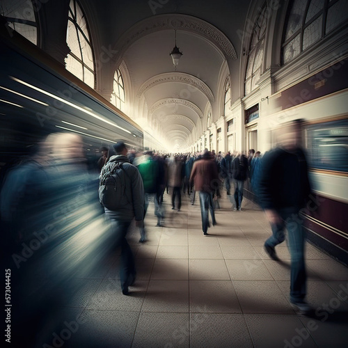 people in subway