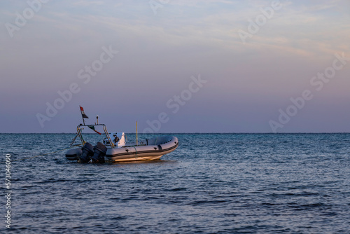fishing boat in the sea © amr