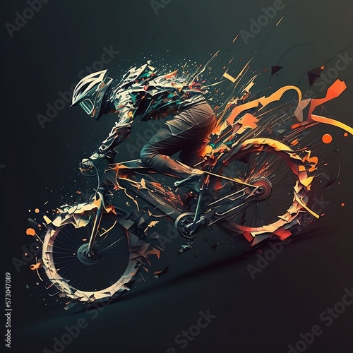 background with motorcycle