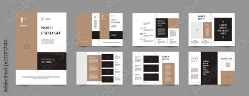 company product catalog brochure template design 