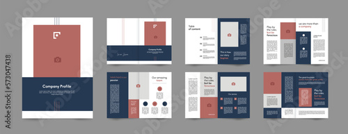 modern a4 clean business proposal brochure design template 