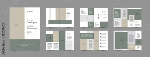 company product catalog brochure template design 