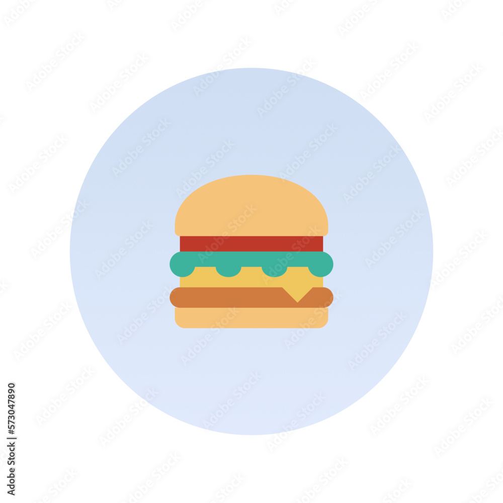 Fototapeta premium Hamburger icon, Flat vector illustration for web and mobile interface, EPS 10