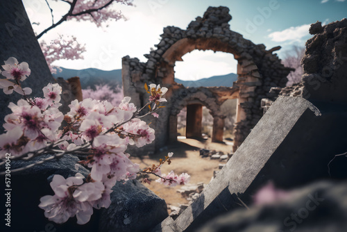 cherry blossom in the spring