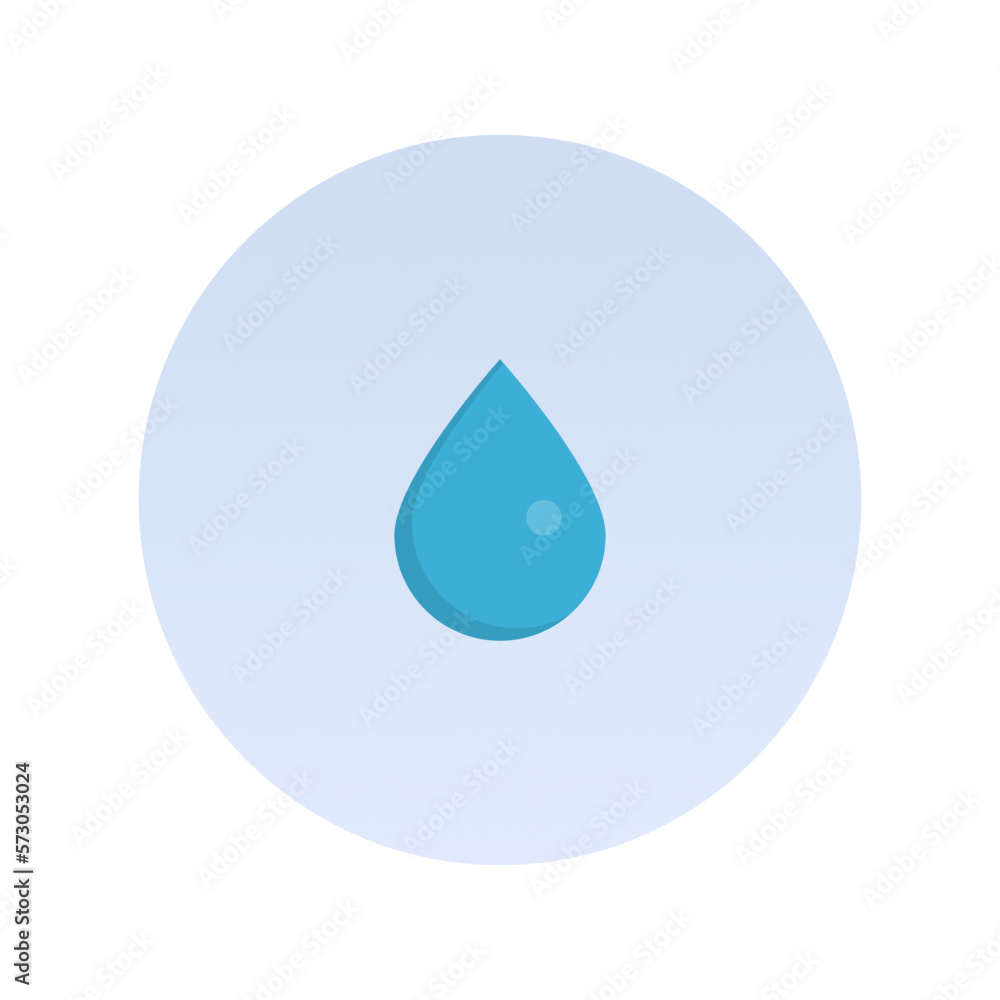 Water drop icon, Flat vector illustration for web and mobile interface, EPS 10 Water drop icon, Flat vector illustration for web and mobile interface, EPS 10