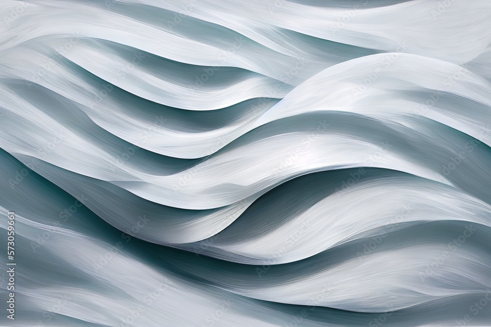 Obraz premium Seamless abstract white waves background